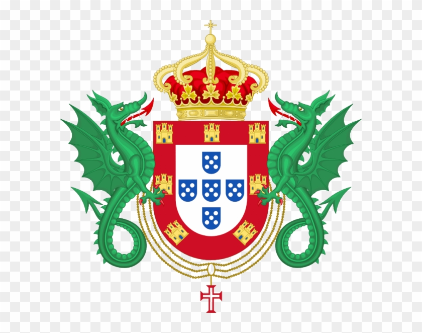 Prince Of Brazil Jose - Kingdom Of Portugal Coat Of Arms Clipart #2617554