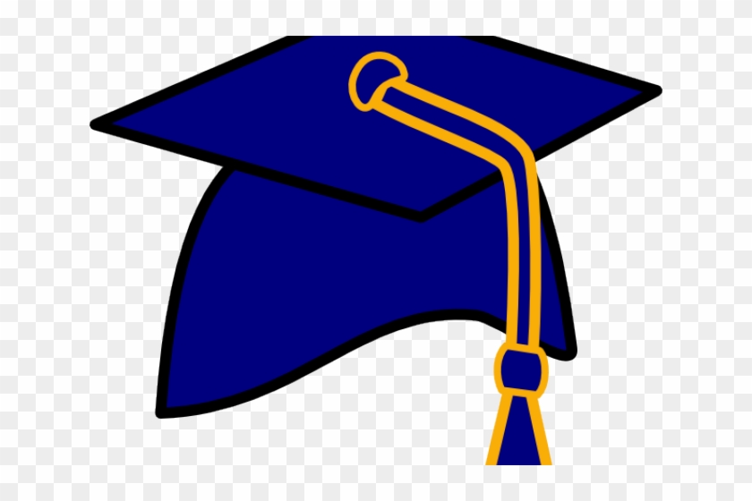 Graduation Cap Blue Clipart - Graduation Cap Blue Tassel Clipart - Png Download #2617607
