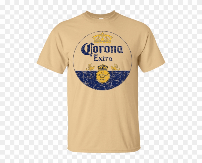 Corona Extra Beer T-shirt Custom Designed Color Worn - Corona Extra Clipart #2617755