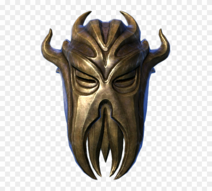 Skyrim Drawing Miraak - Skyrim Miraak Mask Clipart