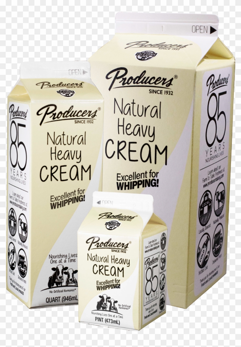 Natural Heavy Cream - Producers Dairy Clipart #2618234