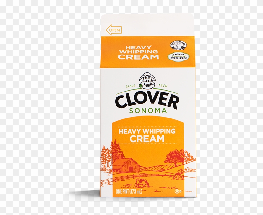 Heavy Whipping Cream Clover Organic Milk 2 Clipart 2618326