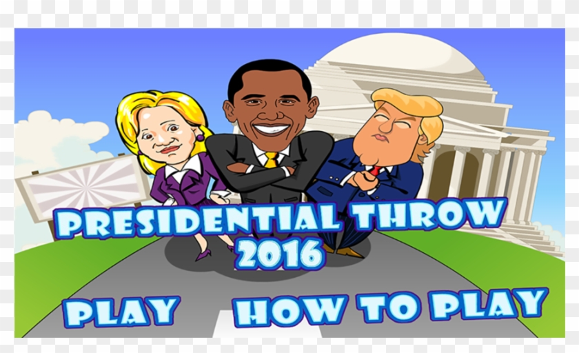 President Throw - Cartoon Clipart
