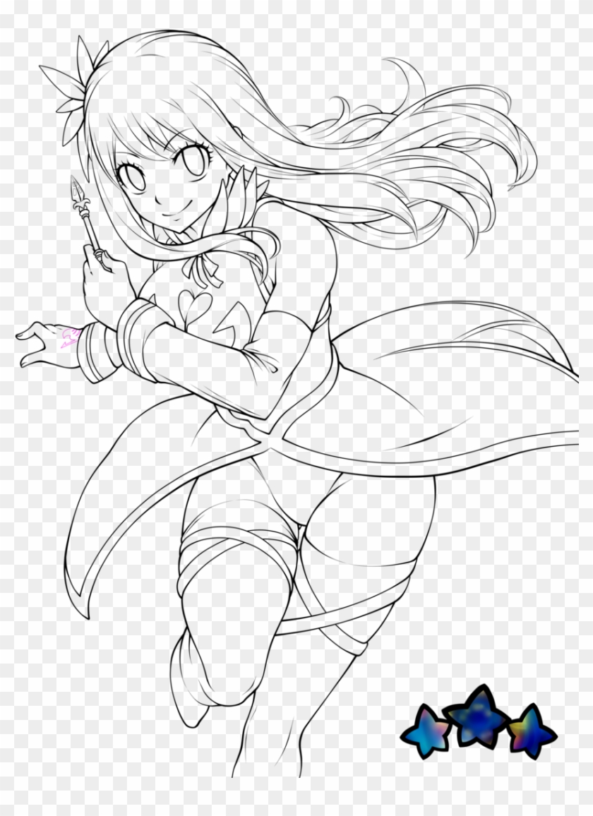Lucy Heartfilia Coloring Pages Clipart