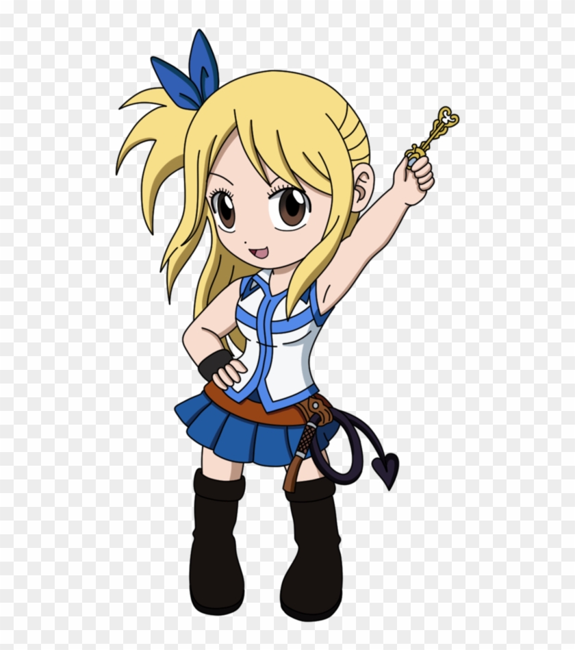 Fairy Tail Lucy Png - Lucy From Fairy Tail Chibi Clipart