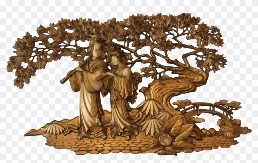 Clip Freeuse Library Bonsai Drawing Nature Japanese - Illustration - Png Download