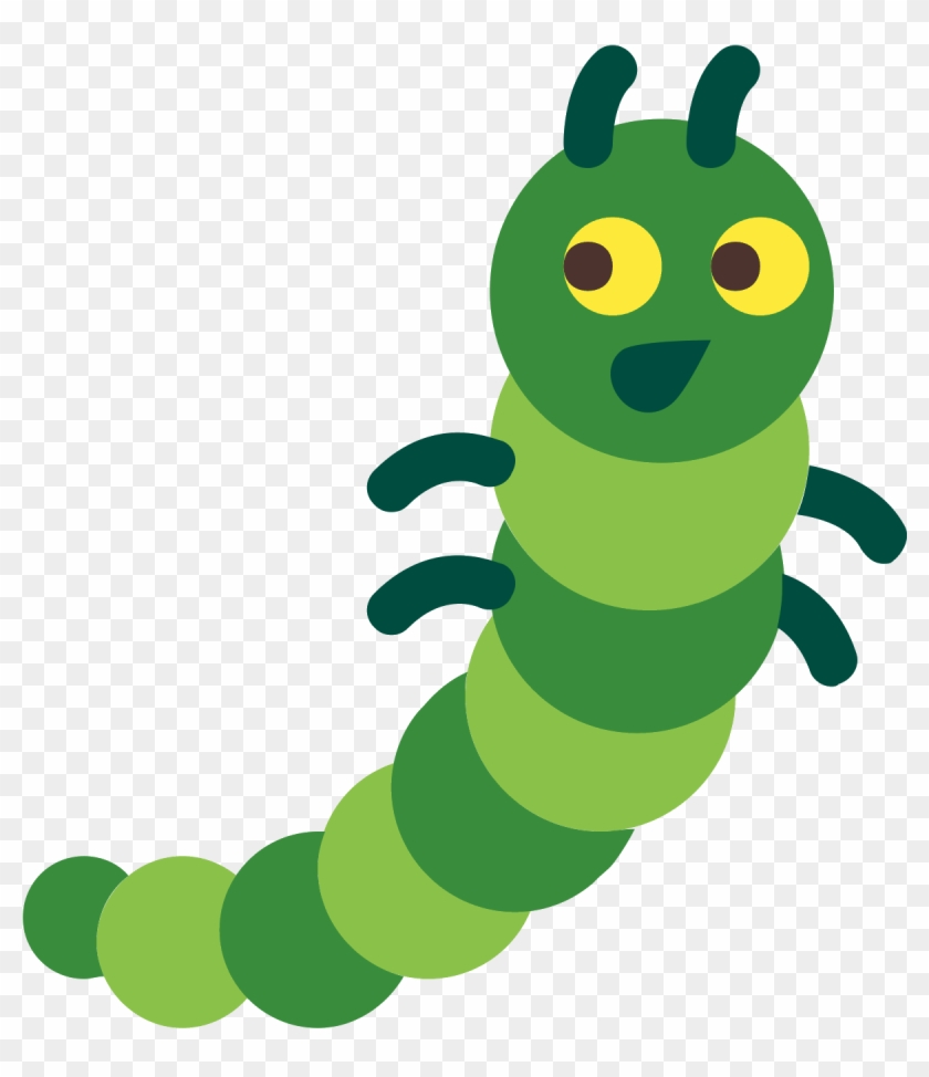 Money Tree Caterpillar Png Clip Art Free - Гусеница Png Transparent Png #2619490