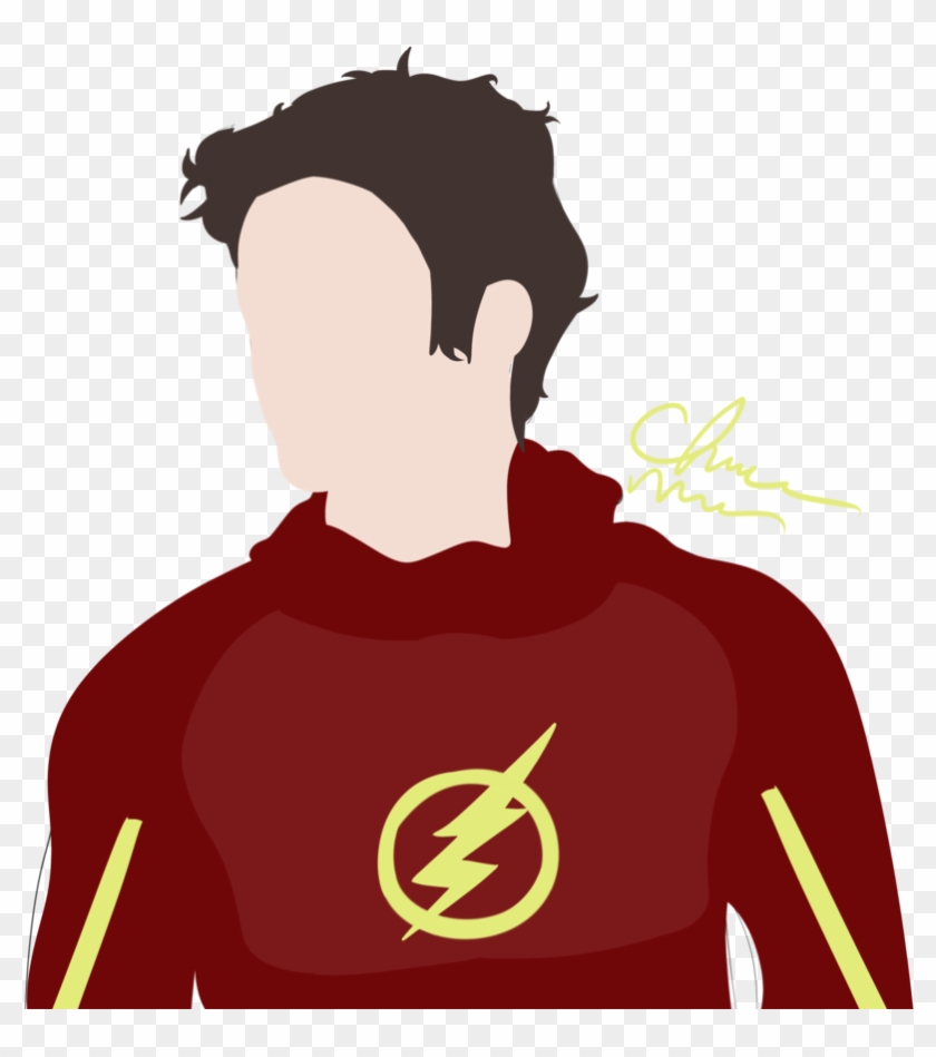 Barry Allen Colored By Christianmccabeart - Barry Allen Png Clipart