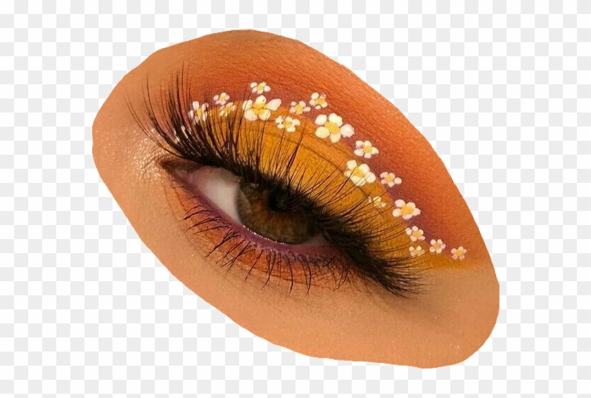 Orange Aesthetic Makeup Clipart