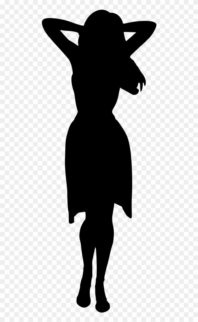 Female Girl Silhouette Woman Png Image - Imagenes Siluetas De Mujeres Clipart #2620358