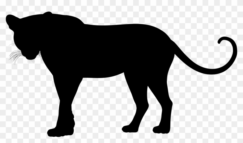 Leopard Silhouette At Getdrawings - Leopard Silhouette Clip Art - Png Download #2620599