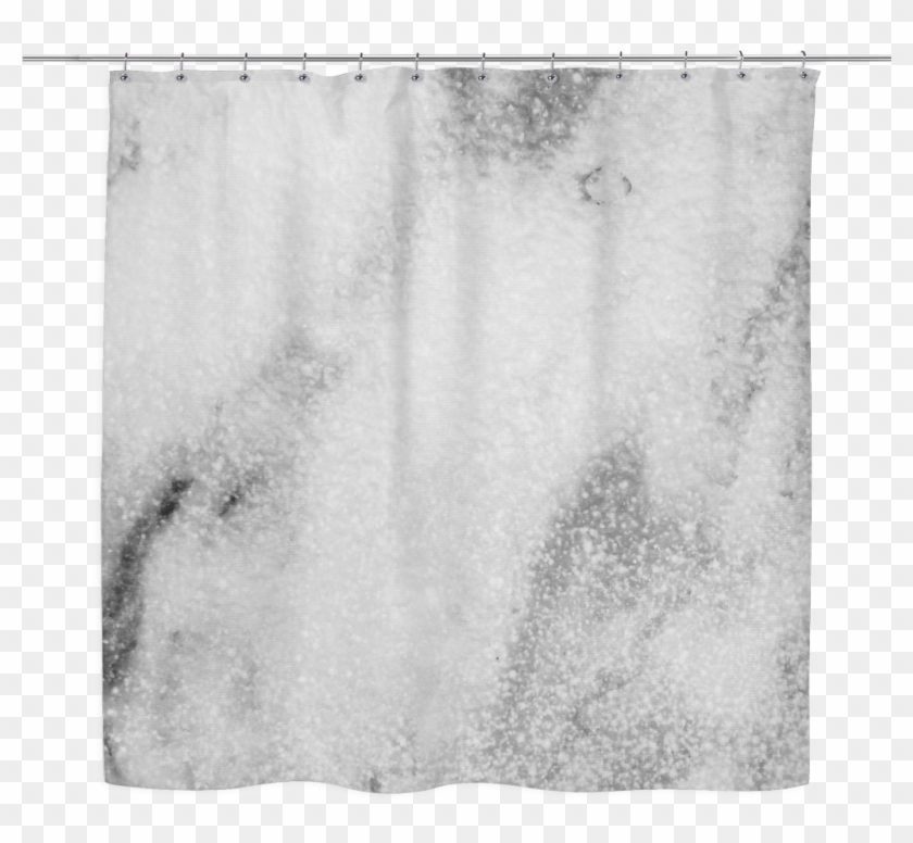 Shower Curtain Png - Monochrome Clipart