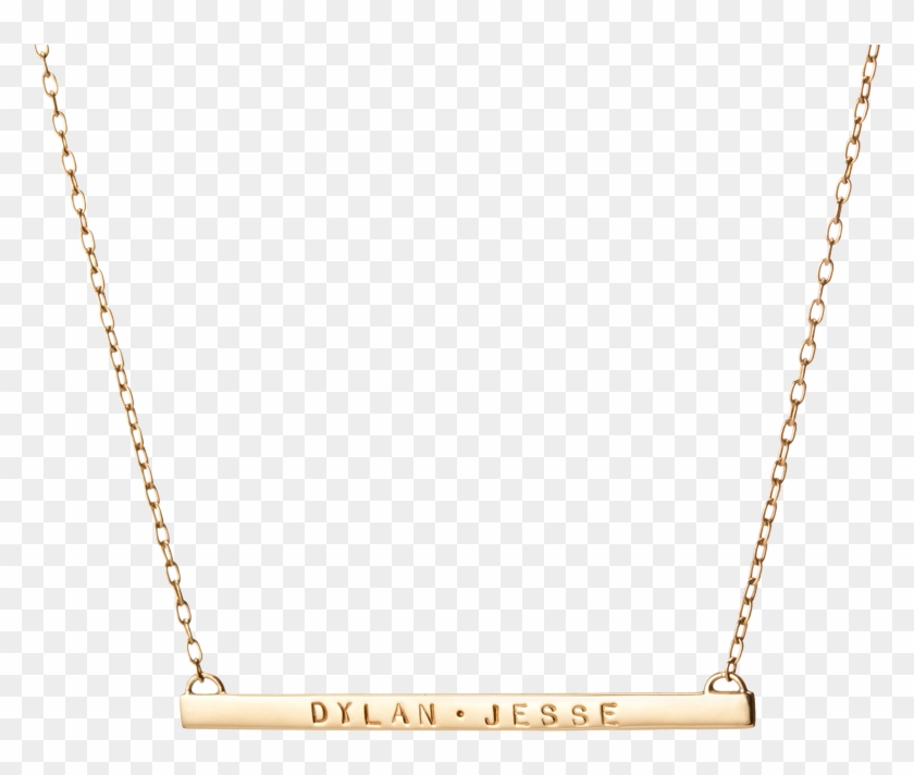 Skinny Tag Jennifer Transparent Background - Necklace Clipart #2620974