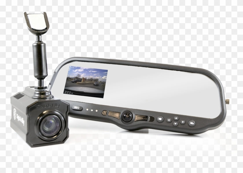 Dvm 800 Complete In Car Video System With External - Rear-view Mirror Clipart #2621006