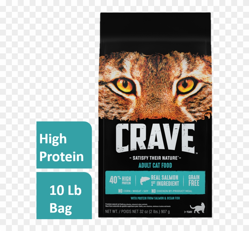 Crave Grain-free With Protein From Salmon & Ocean Fish - Crave Cat Food Clipart