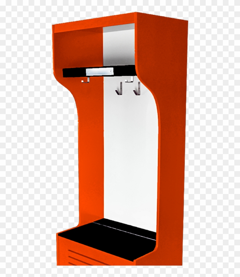 Mini Locker Sport Lockers And Stick Racks (hockey, - Hockey Locker Skate Hooks Clipart