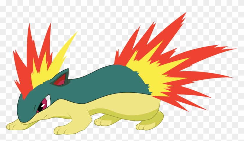 Quilava, A Fire-type Pokemon And The Evolve Form Of - Quilava Clipart #2621721