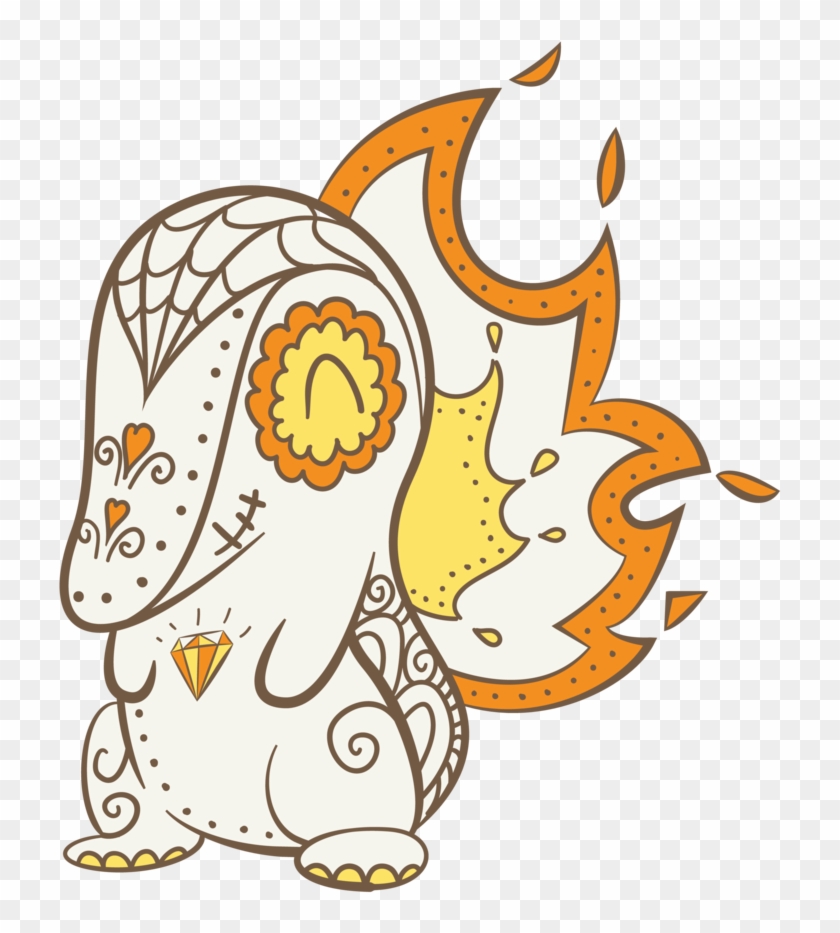 Cyndaquil - Day Of The Dead Clipart
