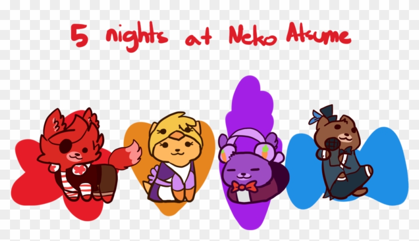 Neko Atsume Crossover 5 Nights At Freddy's - Mlp Neko Atsume Clipart