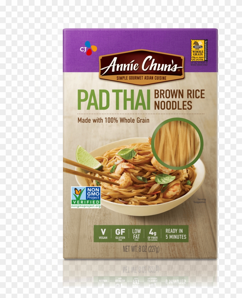Whole Grain Pad Thai Brown Rice Noodles - Annie Chun's Pad Thai Rice Noodles Clipart