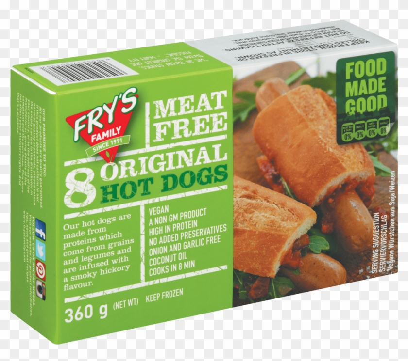 Frys Vegan Hot Dogs Clipart #2622234