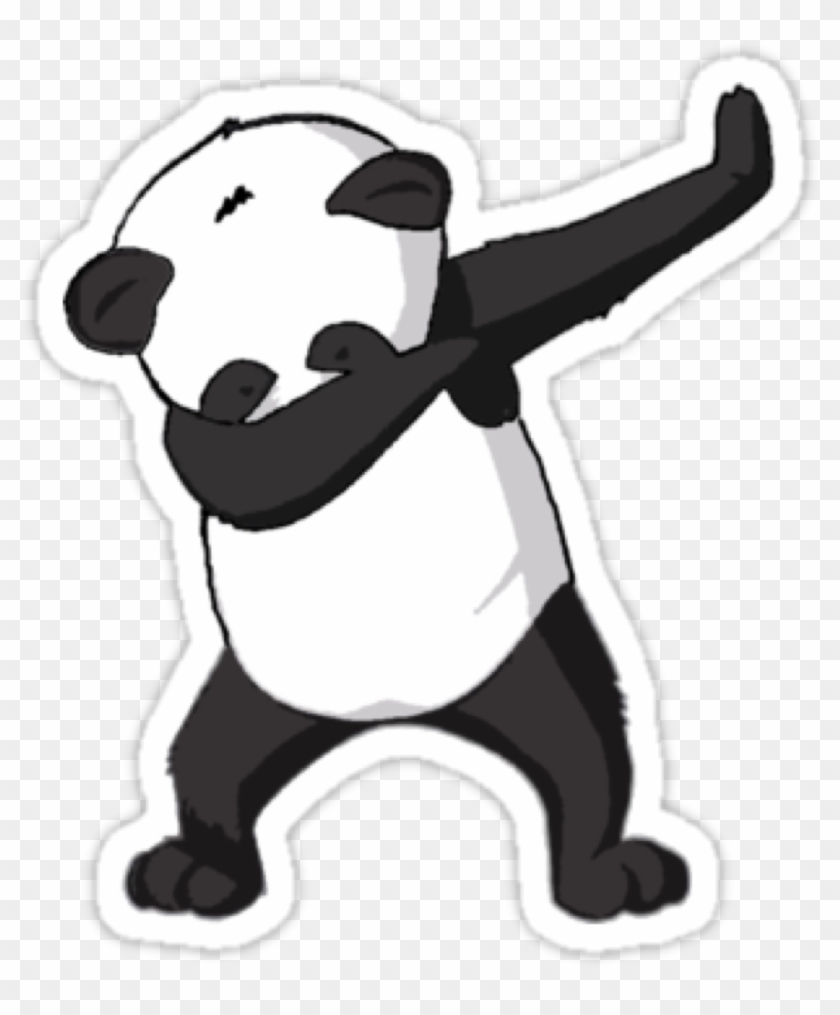 Dab Transparent Panda - Panda Dabs Clipart #2622396