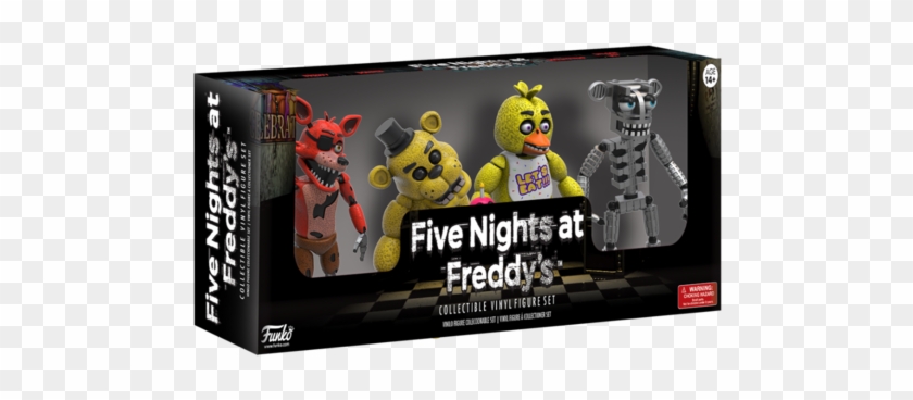 Five Nights At Freddy's 4-pack - Five Nights At Freddy's Collectible Vinyl Figure Set Clipart