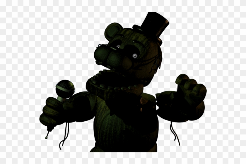 Drawn Top Hat Freddy's - Phantom Freddy Clipart #2623054