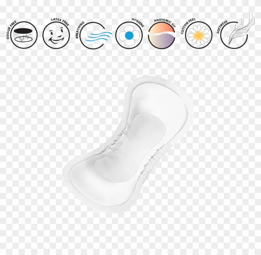 Shaped Diaper Incontinence Pad - Circle Clipart #2623458