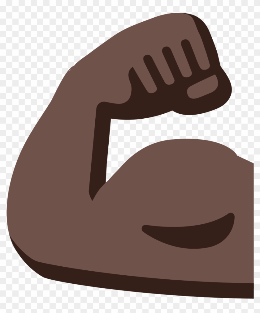 Emoji U1f4aa 1f3ff - Android Strong Arm Emoji Clipart #2623459