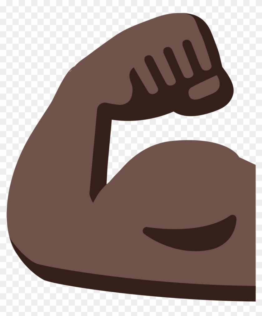 Emoji U1f4aa 1f3ff - Android Strong Arm Emoji Clipart