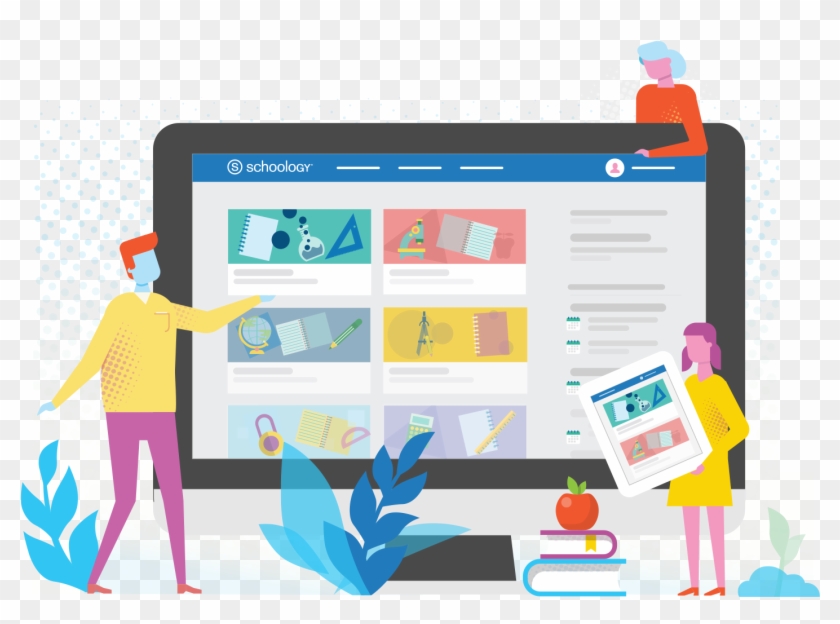 Upgrade Your District With Schoology Enterprise School - Learning Management System Schoology Clipart #2623628