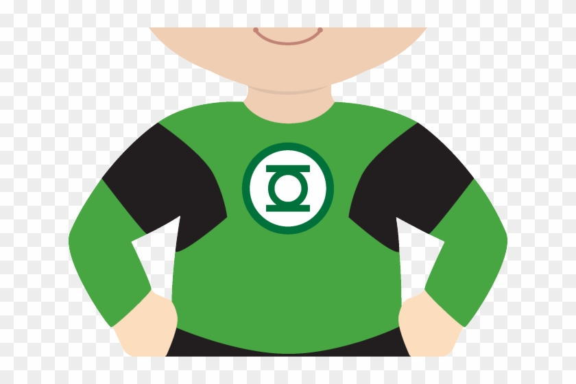 Green Lantern Cartoon Boy Clipart #2624222