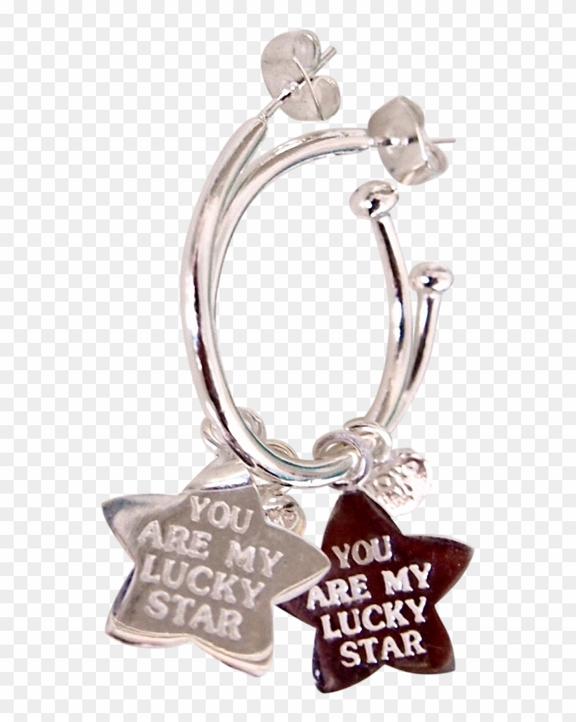 Earring Pipa Lucky Star - Body Jewelry Clipart #2624271