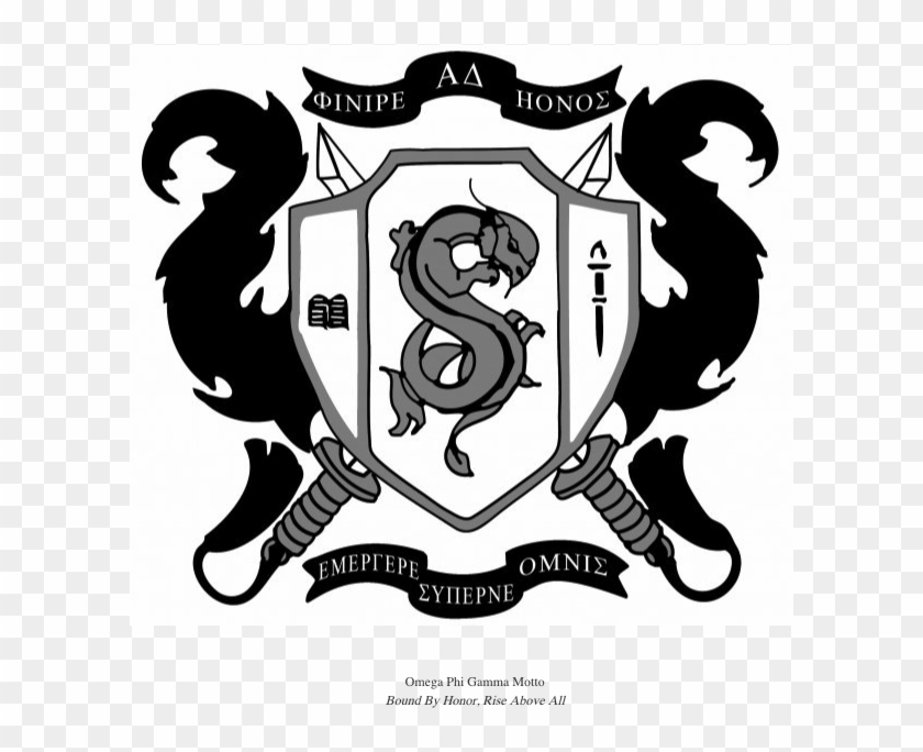 “it Was Time For Our Fraternity To Do Something Positive - Omega Phi Gamma Crest Clipart #2624615