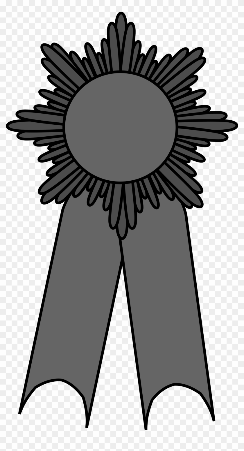 This Free Icons Png Design Of Prize Ribbon Gray - Purple Award Ribbon Clipart Transparent Png #2624764
