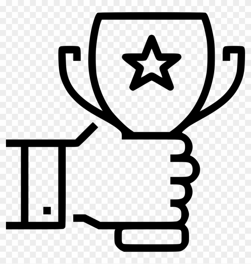 Class Award Png Icon - Trophy Outline Icon Clipart #2624802