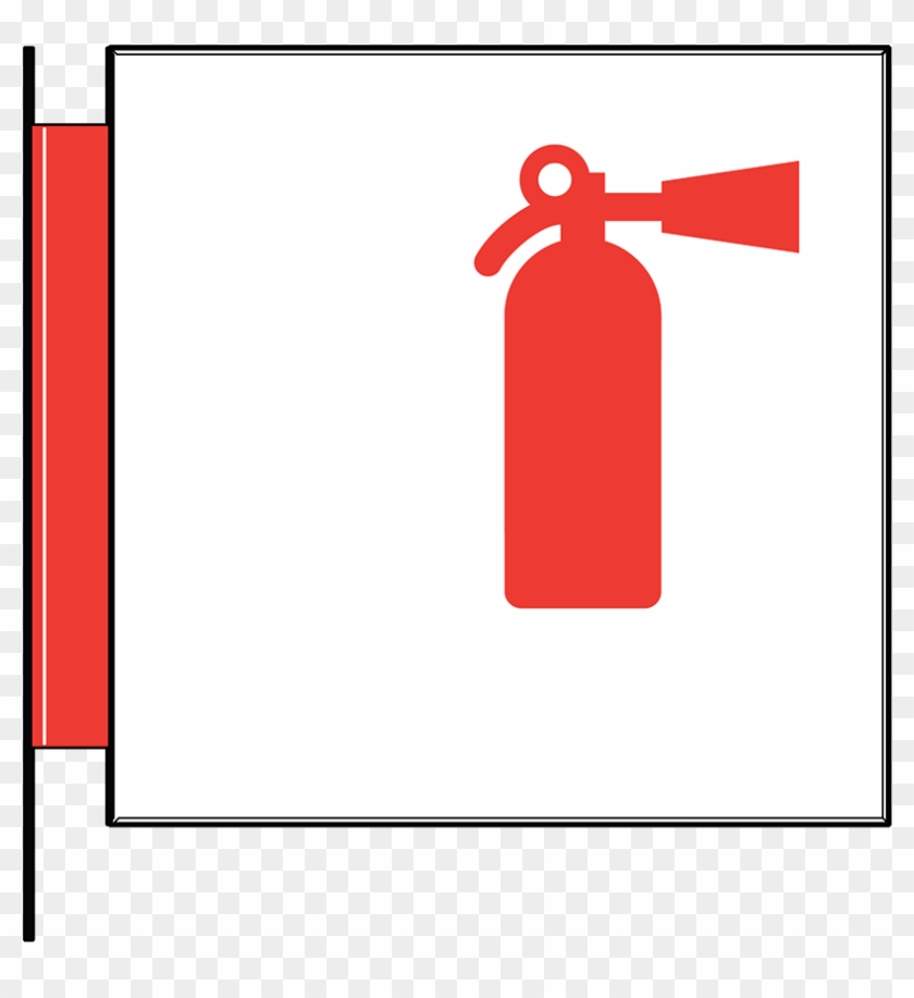 Fire Extinguisher Cabinet Id, Flag Mount - Fire Extinguisher Symbol Clipart