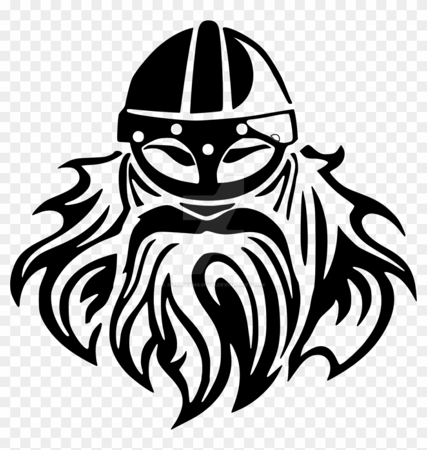 1024 X 1030 1 0 - Tribal Viking Face Clipart