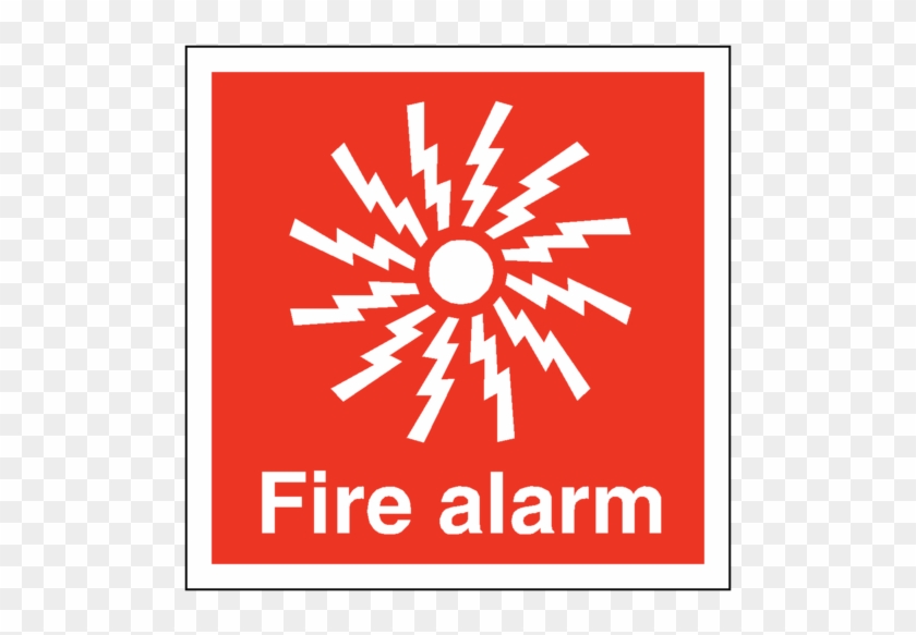 Fire Alarm Symbol Safety Sticker - Manual Call Point Sign Clipart #2625210