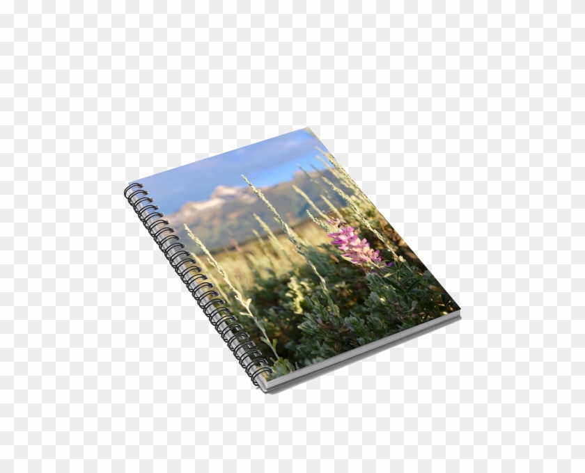 Grand Teton Lupine Spiral Notebook - Notebook Clipart
