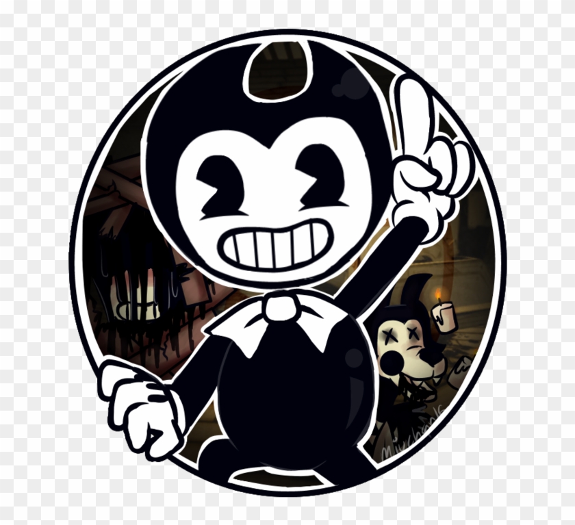 Bendy And The Ink Machine, Video Game, Ink, Emblem, - Bendy Profile Clipart #2625534