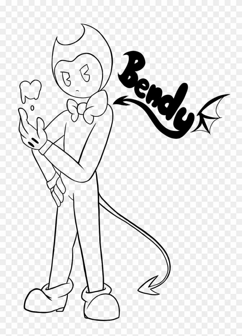 Download Bendy And The Ink Machine Coloring Pages - Bendy And The Ink Machine Coloring Pages Clipart #2625779