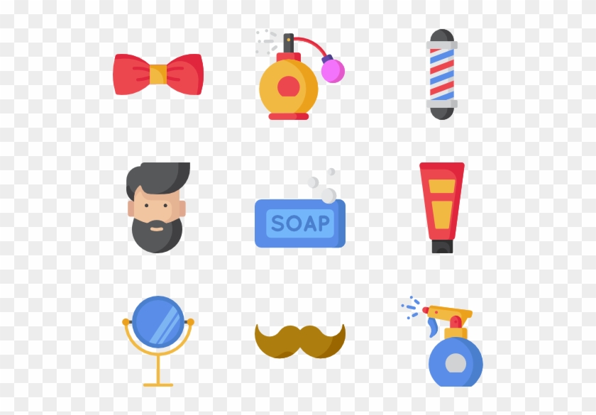 Hairdressing & Barbershop - Barber Shop Flat Icon Clipart