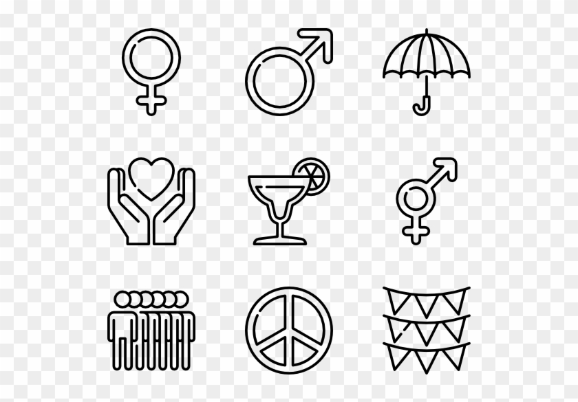 World Pride - Graphic Design Icon Vector Clipart #2626602