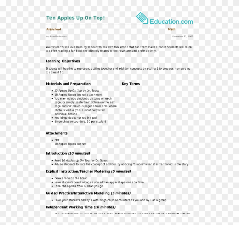 Lesson Plan For Action Words Clipart