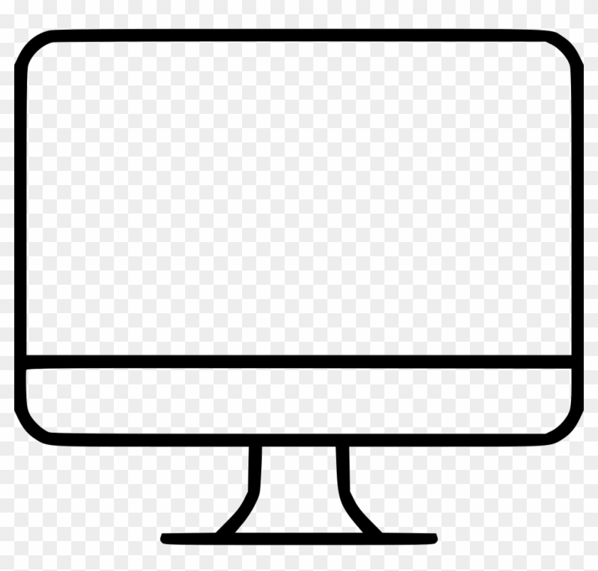 Computer Desktop Desktopcomputer Display Monitor Pc - Pc Screen Icon Png Clipart