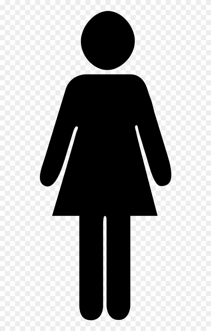 Woman Icon Characters Toilet Png Image - Female Icon Vector Free Clipart #2627144