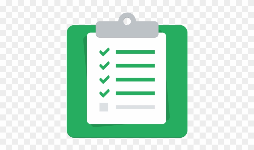 Prancheta Icon Png - Green Check List Icon Clipart #2627345