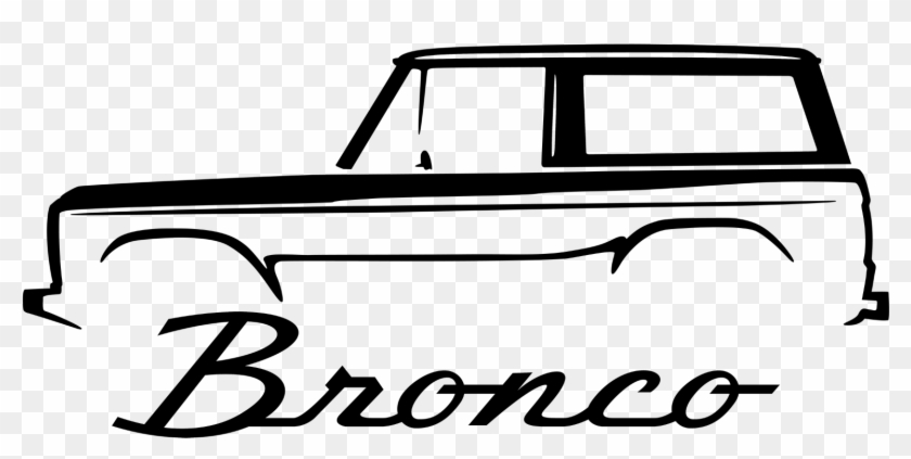 Broncos Vector Color - Ford Bronco Decal Clipart #2627637
